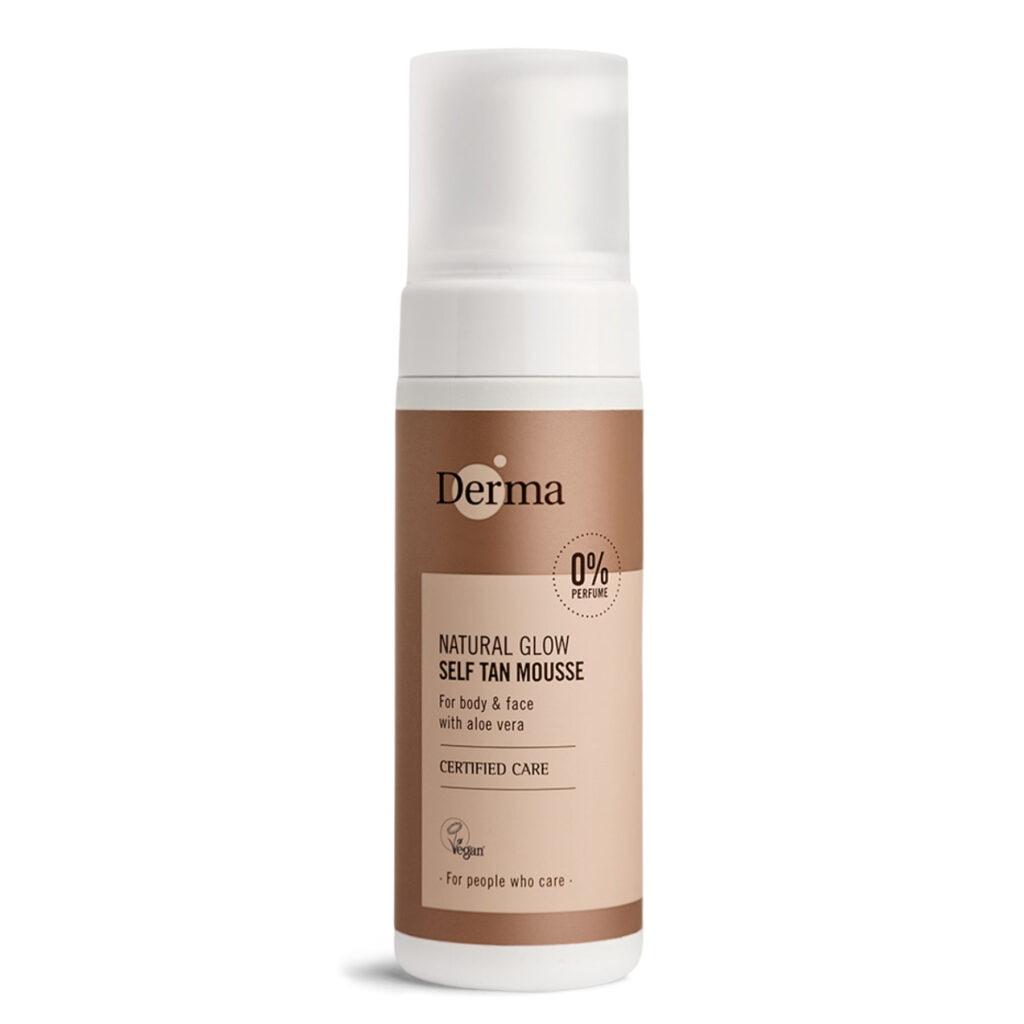 Derma naturel glow self tan mousse / Selbstbräuner 150ml